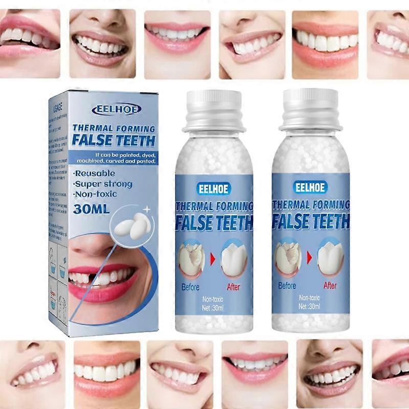 2Bottle Temporary Tooth Repair Kit Teeth & Gaps FalseTeeth Solid Glue Denture Adhesive