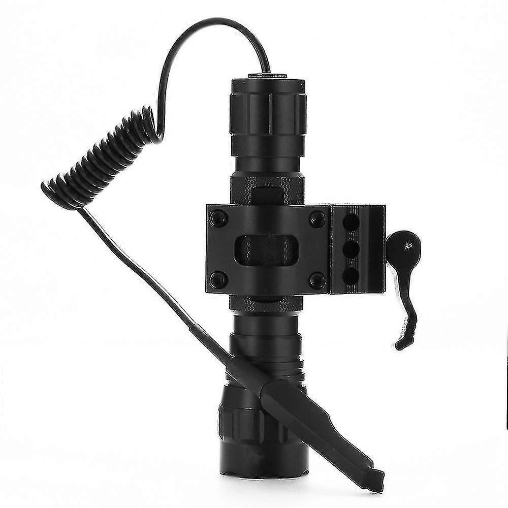 Zoomable Led Flashlight Set Flashlight 18650 Flashlight Tactical Flashlight +20mm Ra