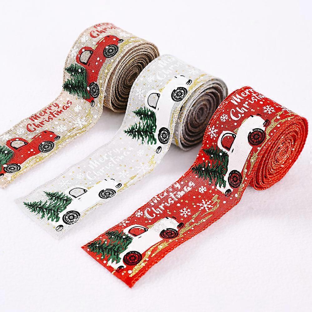 Christmas Snowflake Ribbon Wired