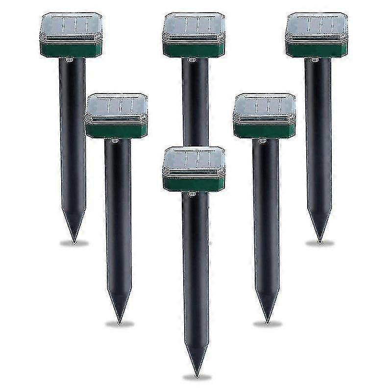 6 Pcs Solar Powered Snake Repellent For Outdoors,ultrasonic Snake Repellent,solar Snake Repellent F