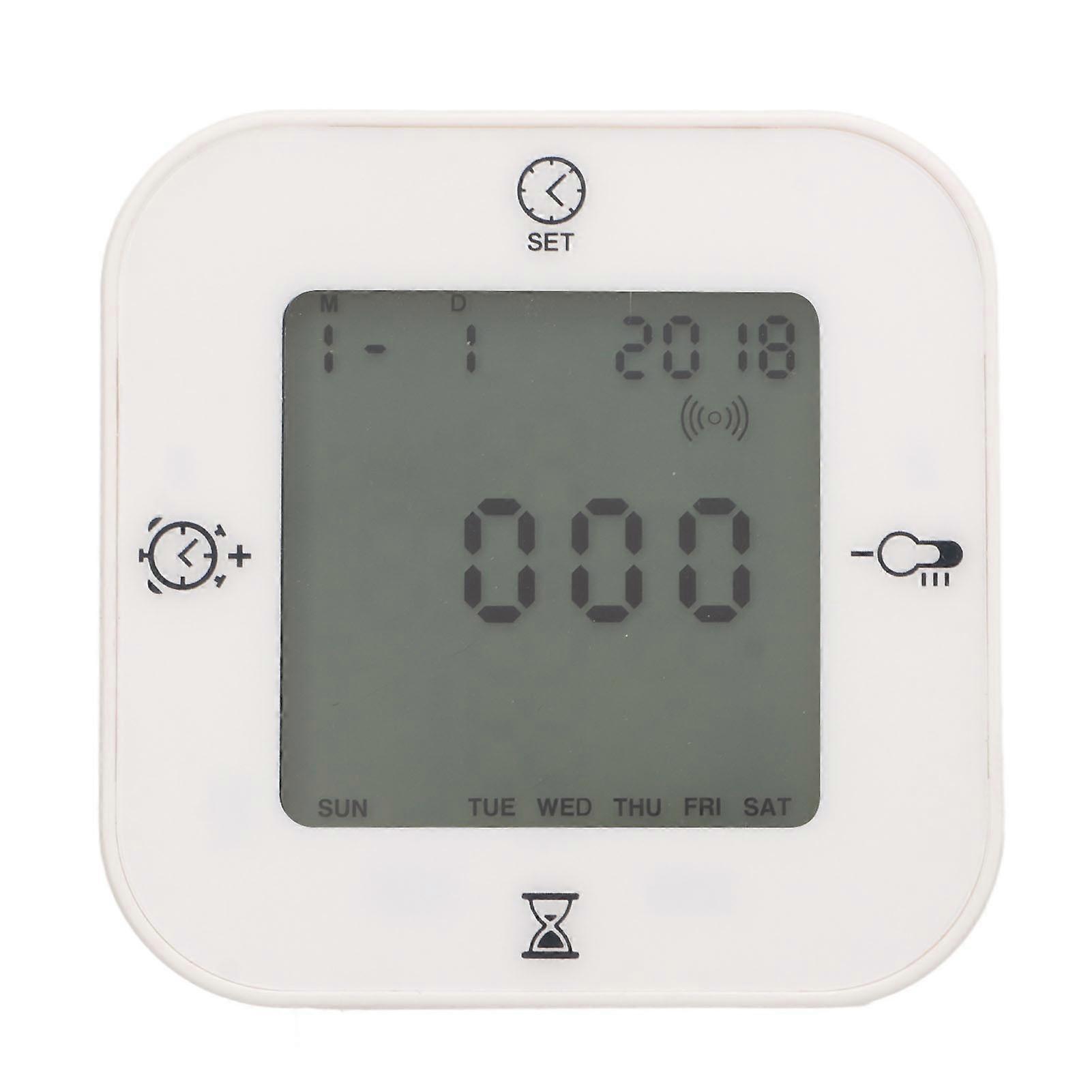 Multifunctional Thermometer Hygrometer Voice Control High Accuracy Digital Clock Temperature Humidity Gauge