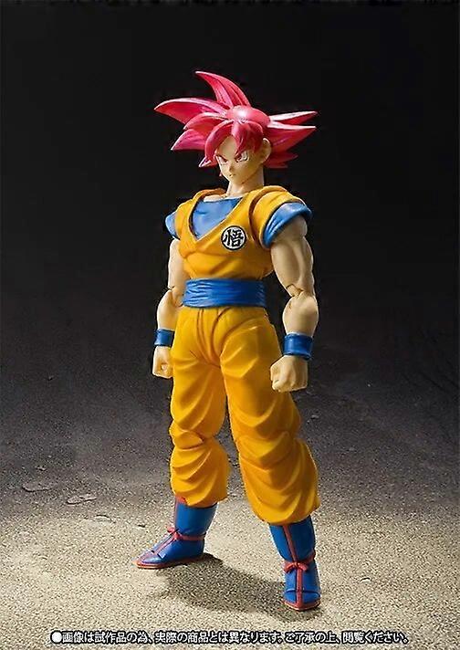 Anime Dragon Ball Z Super Saiyan God Goku Joint Movable PVC Action Figure Model Collection Παιδική κούκλα παιχνιδιών 16cm