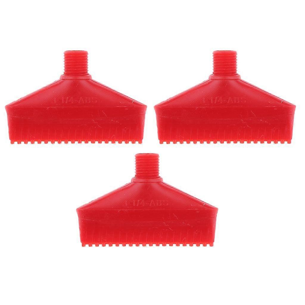 1/4" Thread Size, Flat Wind Jet Air Blowing Nozzle Spray Red 70mm X3