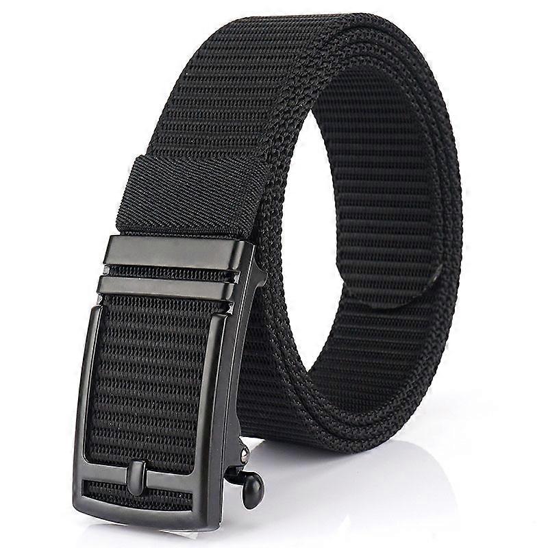Ratchet Belt for Men, Nylon Web Tactical Belt with Automatic Slide Buckle