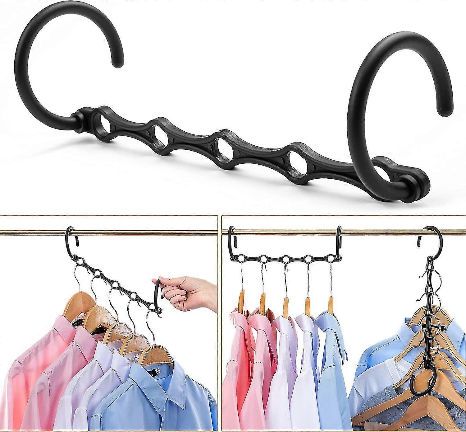 10 Pack Space Saving Plastic Magic Hangers