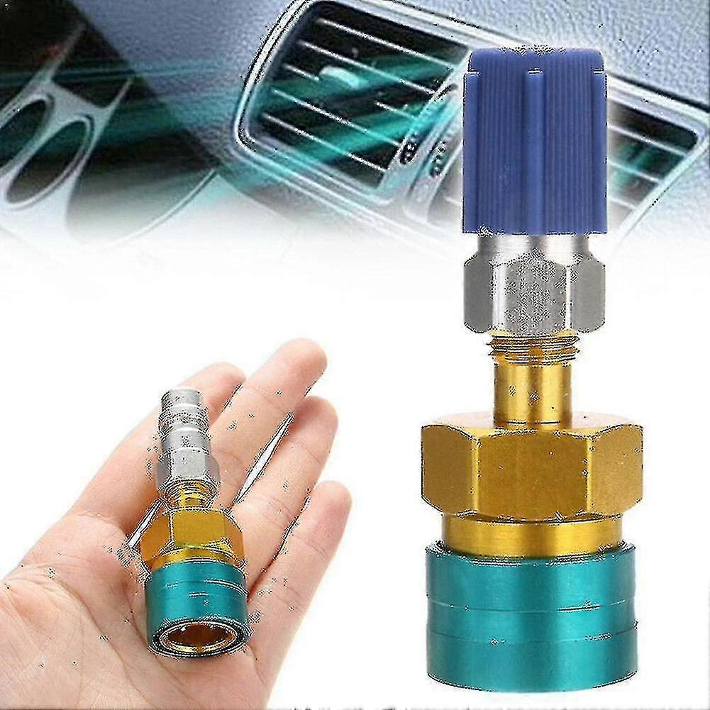 R1234yf To R134a Low Side Fitting Hose Adapter Conditing And Refrt Connector Car Easy Coupling J1s5aespa