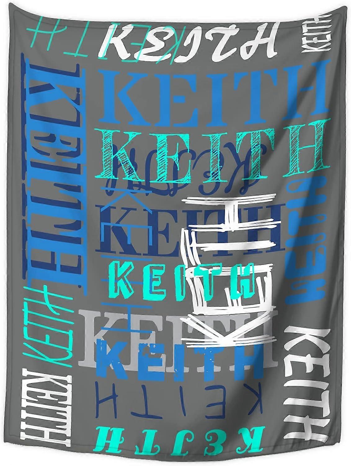Personalized Blanket and Throws Custom Blanket with Name Customized Blankets with Names Text for Kids Adults Gift for Christmas Birthday Wedding Valen