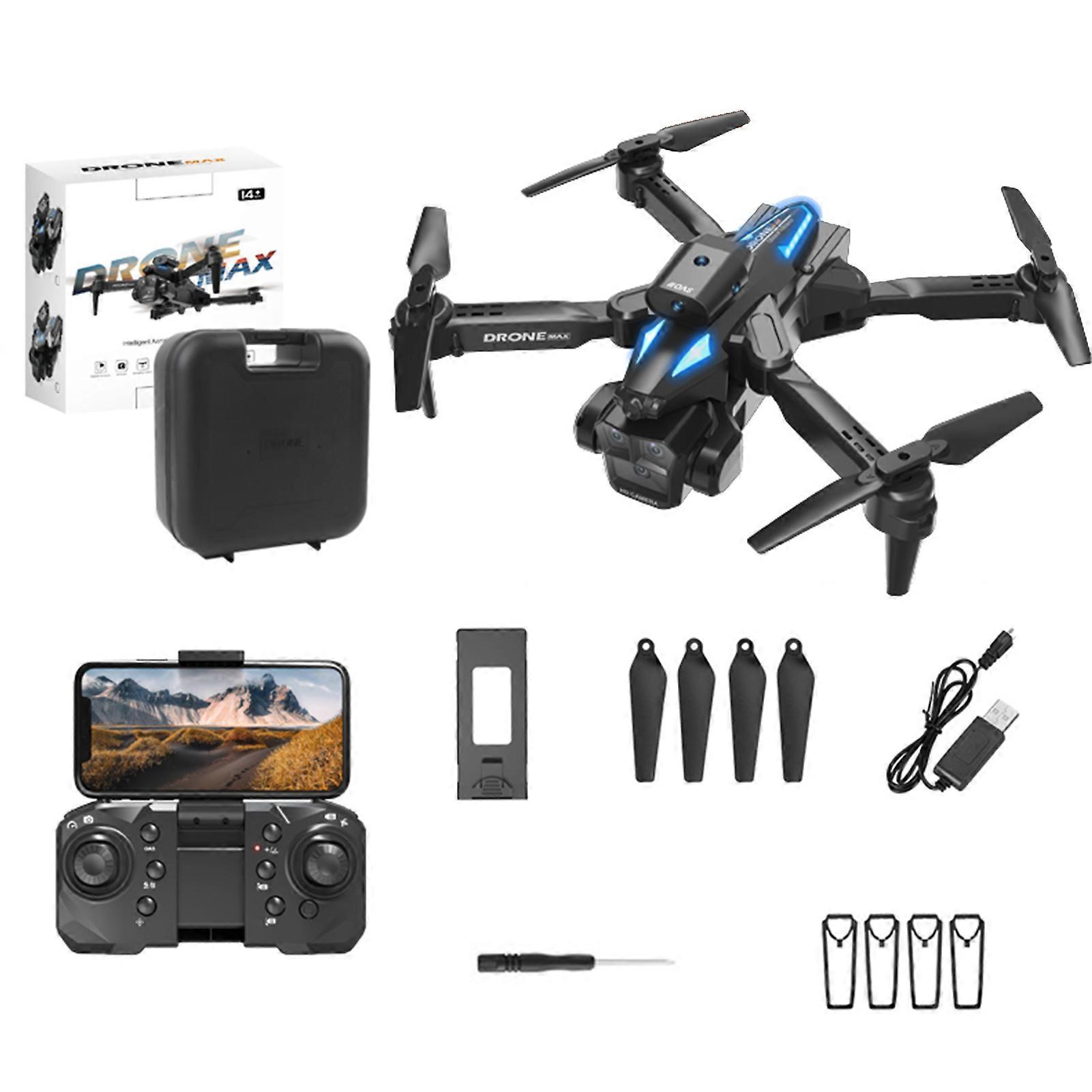 3 Lens Flying-Drone with Remotes Optical Flows Positioning Quadcopters Gift for Friends Family