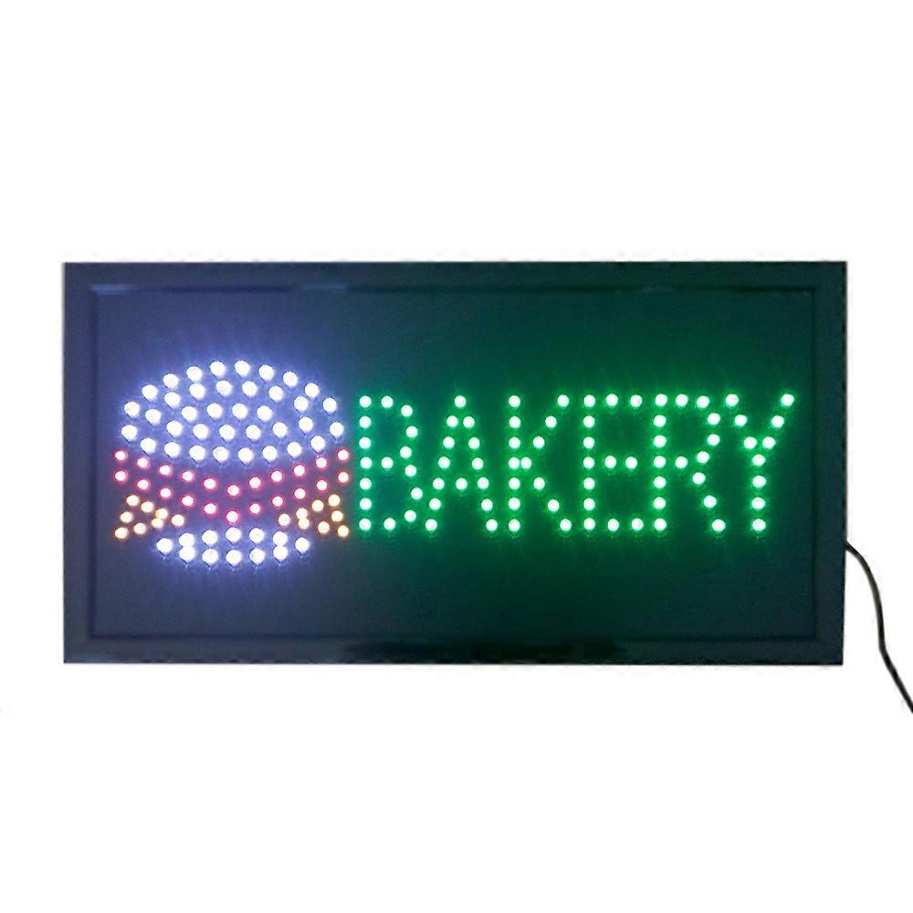 Bakery Neon Lights LED Animated Customers Attractive Sign