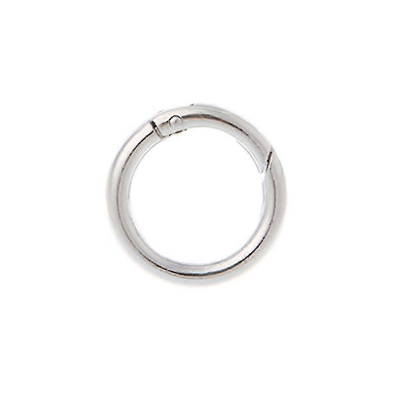 Round Ring Circle Spring Snap For Diy Keyring Hook Bag Buckle Handbag Purse