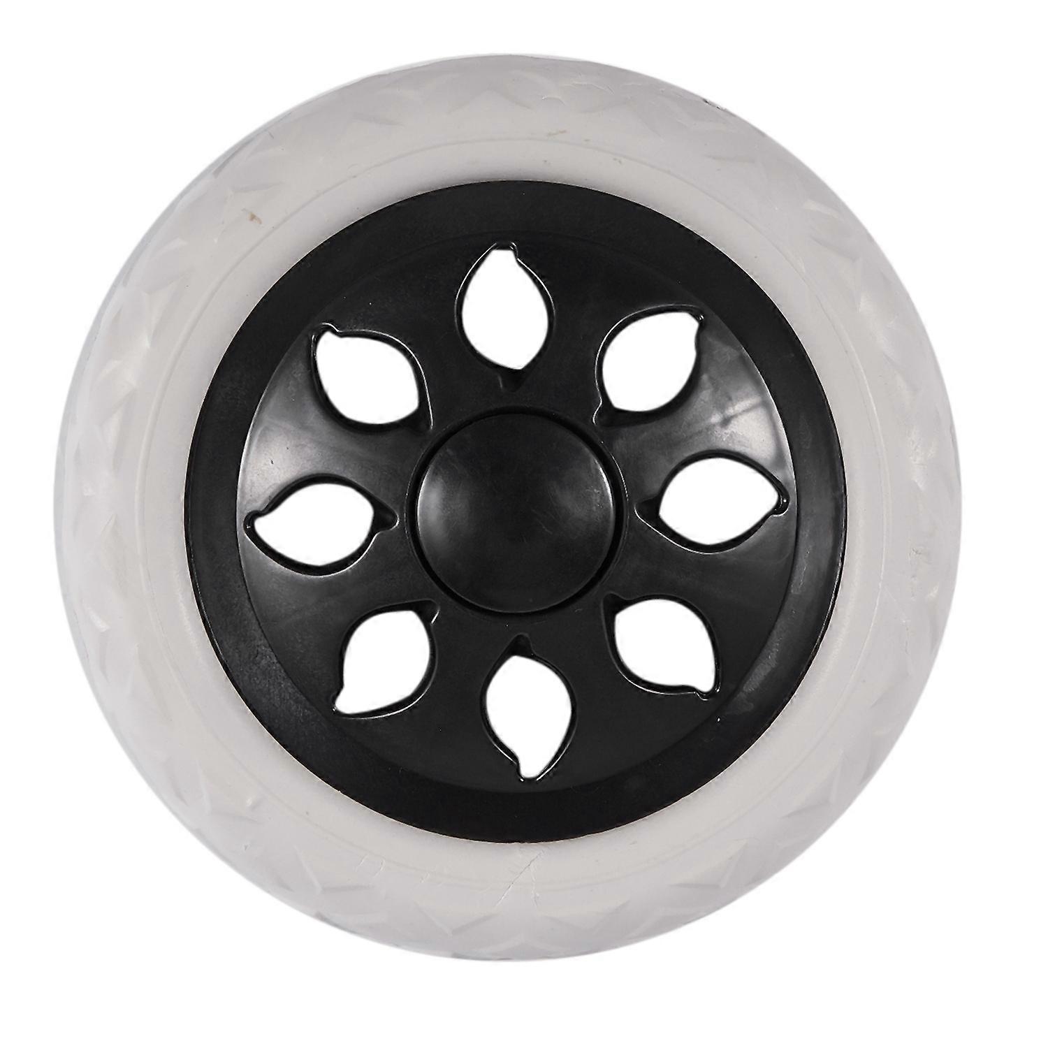 Black White Plastic Core Foam Cartwheel Casters
