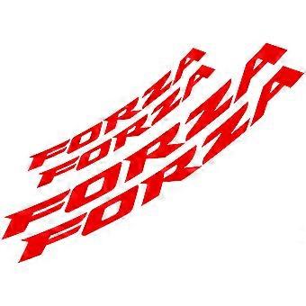 Reflektierende Motorrad-Felgenaufkleber Für Honda Forza 125/250/300/350 – Rot, Vorne & Hinten
