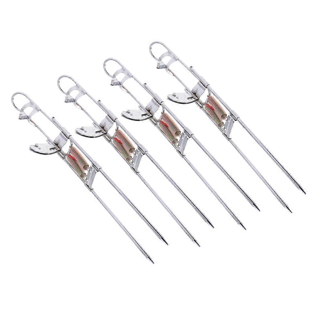 4 adet Katlanır Balıkçılık Isırık Alarm Braketi Yay Olta Klasörü