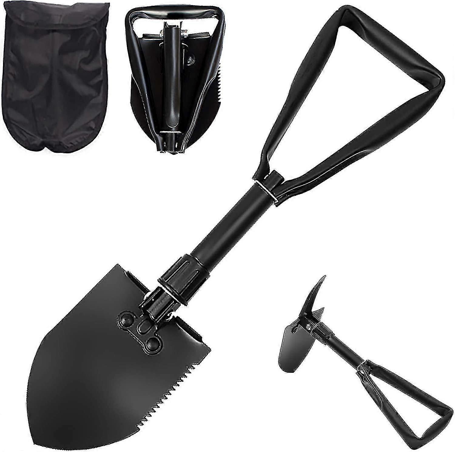 Multifunctional Folding Shovel, Foldable Shovel With Tens Of Functions, Folding Shovel For Shoveling/ Digging/ Planing/ Cutting/ Sawing Wood/ Pic