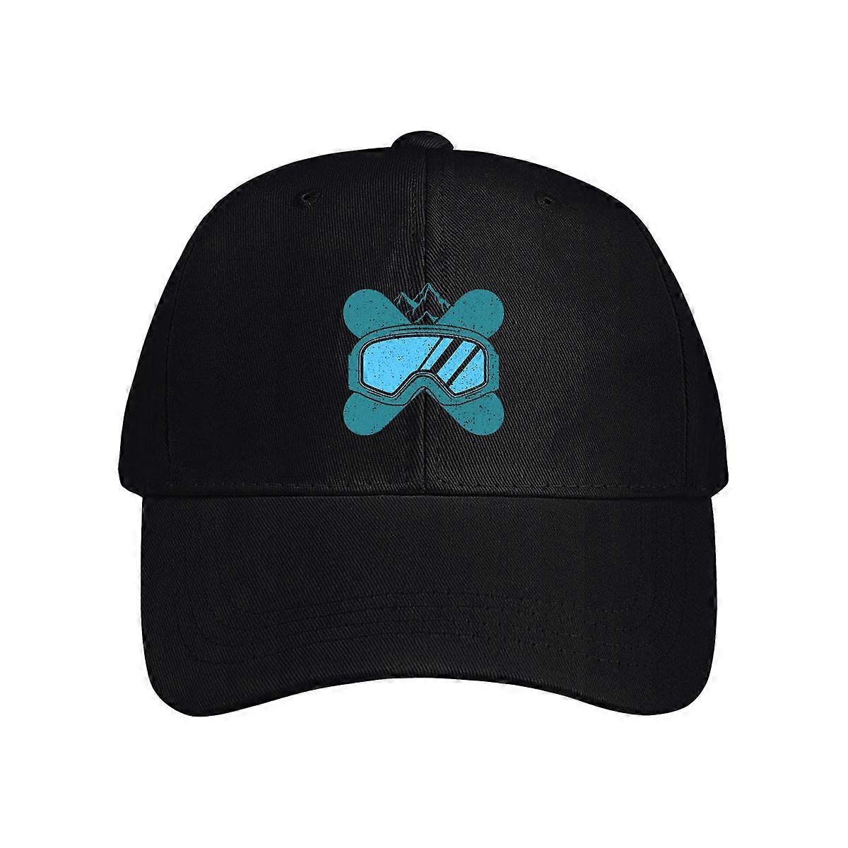 Mountain Hill Snowboarding Googles Baseball Cap