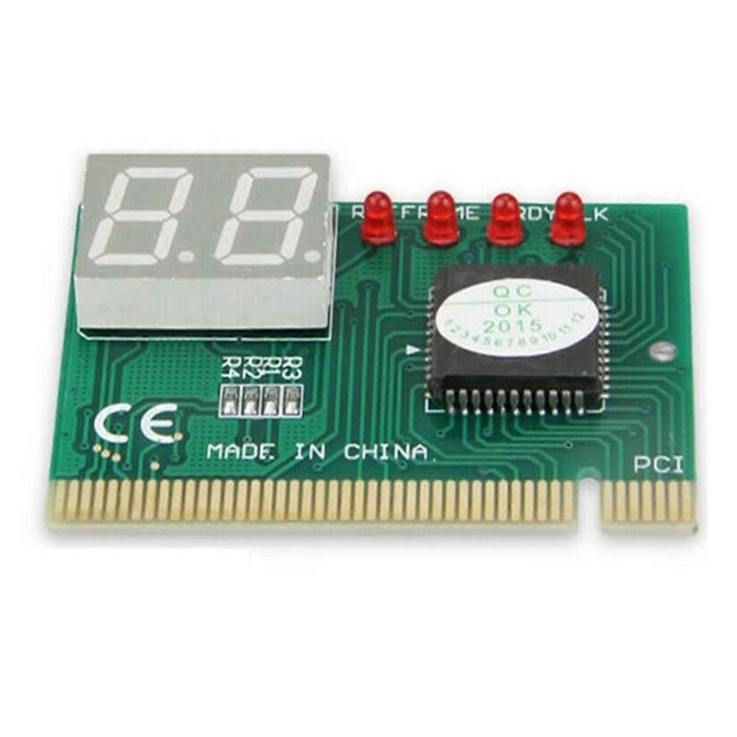1PC 2 Digit PCI Post Card LCD Display PC Analyzer Diagnostic Card Motherboard Tester Computer Analysis Networking Tools