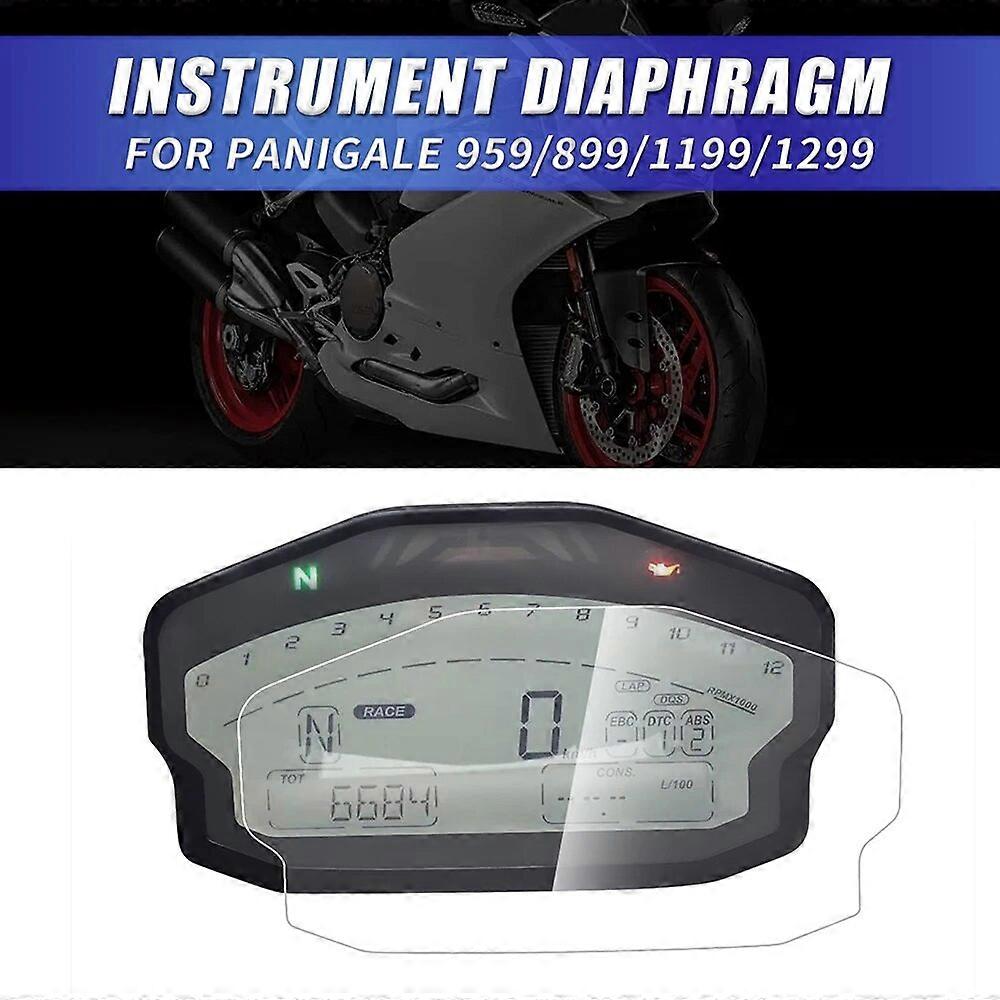 interior accessoriesFor Ducati Panigale 899 959 1199 1299 Motorcycle Instrument Cluster Scratch Protection Film Dashboard Screen Protector