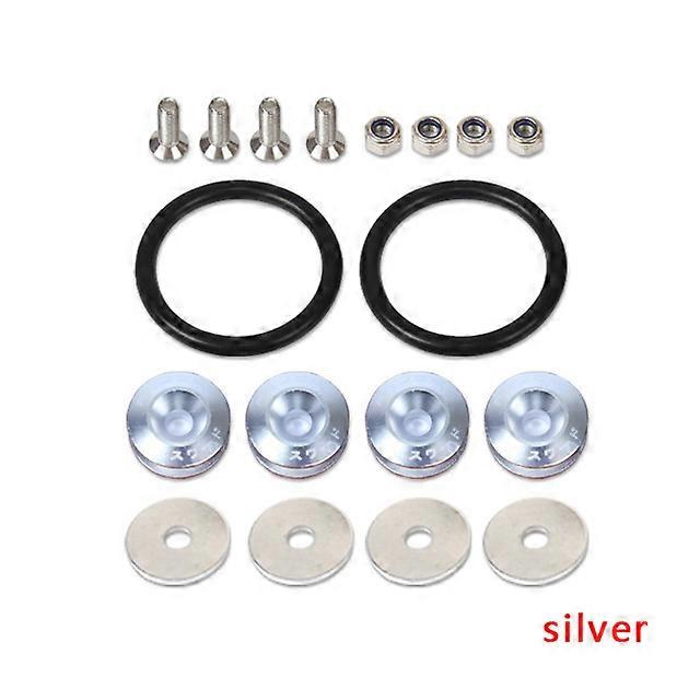 Aluminum Bumper Quick Release Fasteners Fender Washers Tuning Car Universal Quick Release Fasteners with Logo