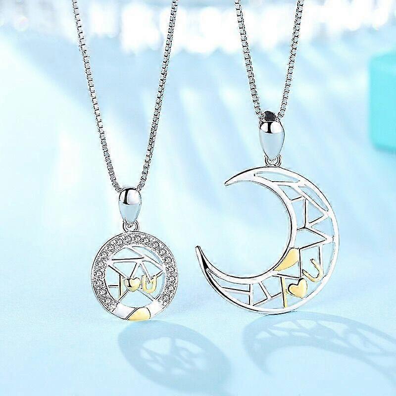 2 Piece Couple Necklace Set