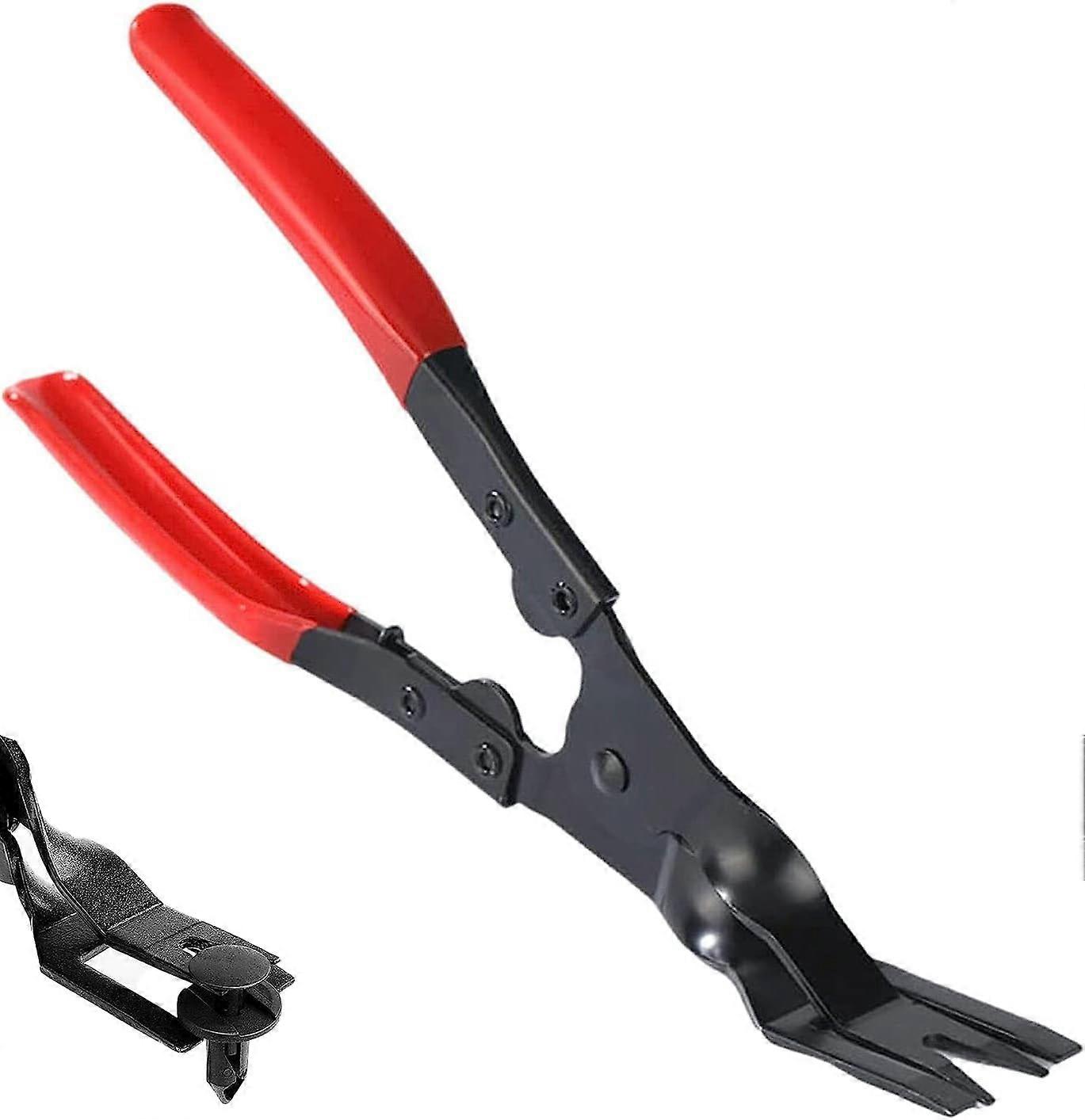 Plastic Rivet Pliers, Handy Tool for Removing Rivets, Fasteners, Trim Clips & Fasteners (Red)