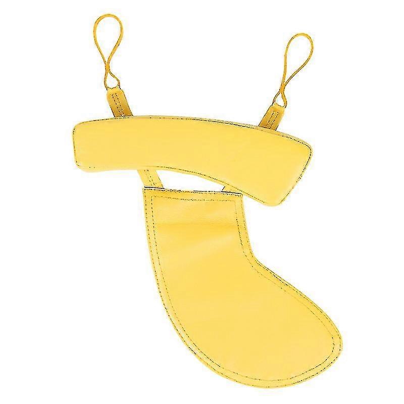 1/2-2/4ヴァイオリンショルダーレストチンレストシープスキンチンレストショルダーパッド(1個、黄色)