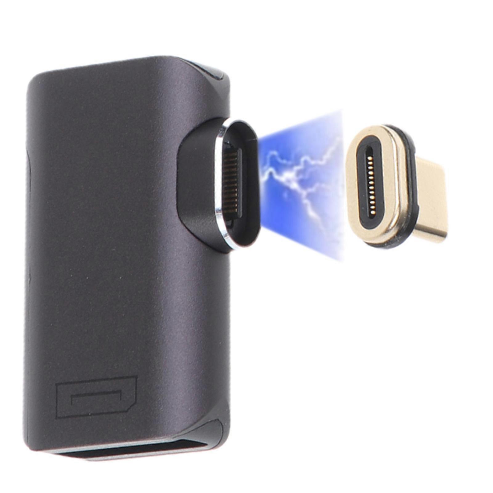 Manyetik USB C - DisplayPort Video Dönüştürücü 90 Derece Type-C - DP Adaptörü
