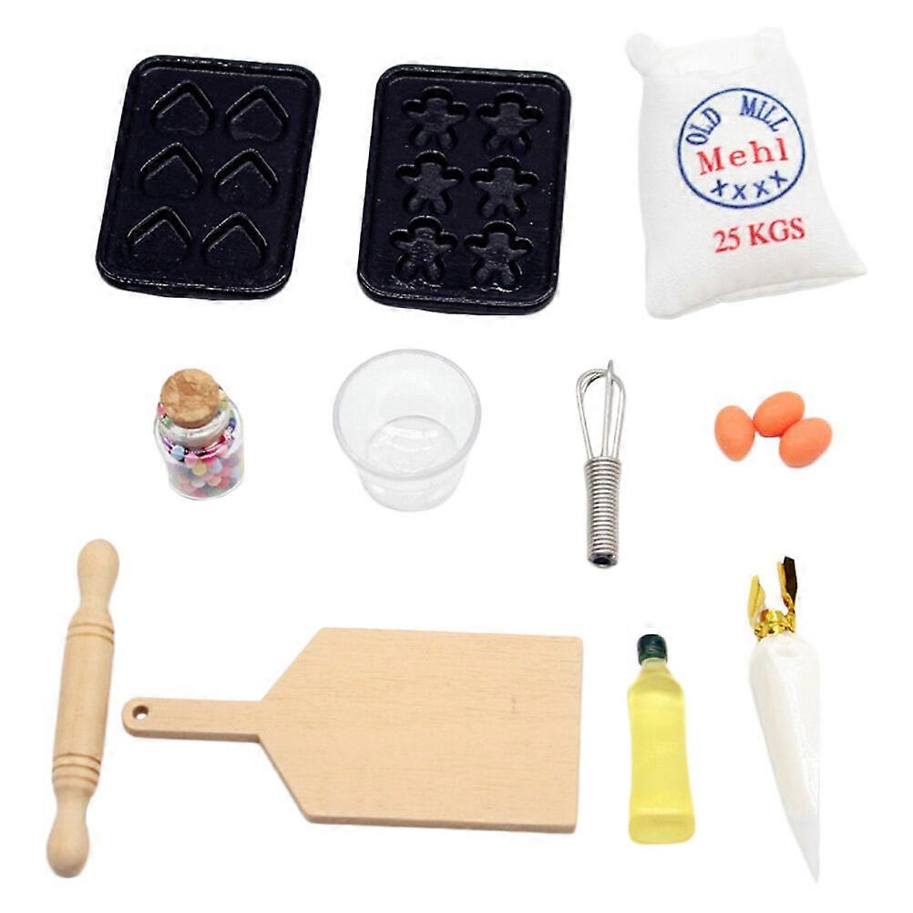 1 ensemble de modèles de cuisson de simulation Mini décor de maison Miniature maison modèles de cuisson