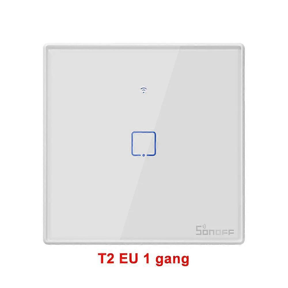 SONOFF T2EU 433Mhz RF WiFi Touch Wall Switch Time Schedule Smart Scene via eWeLink Remote Voice Control with Alexa Google Home