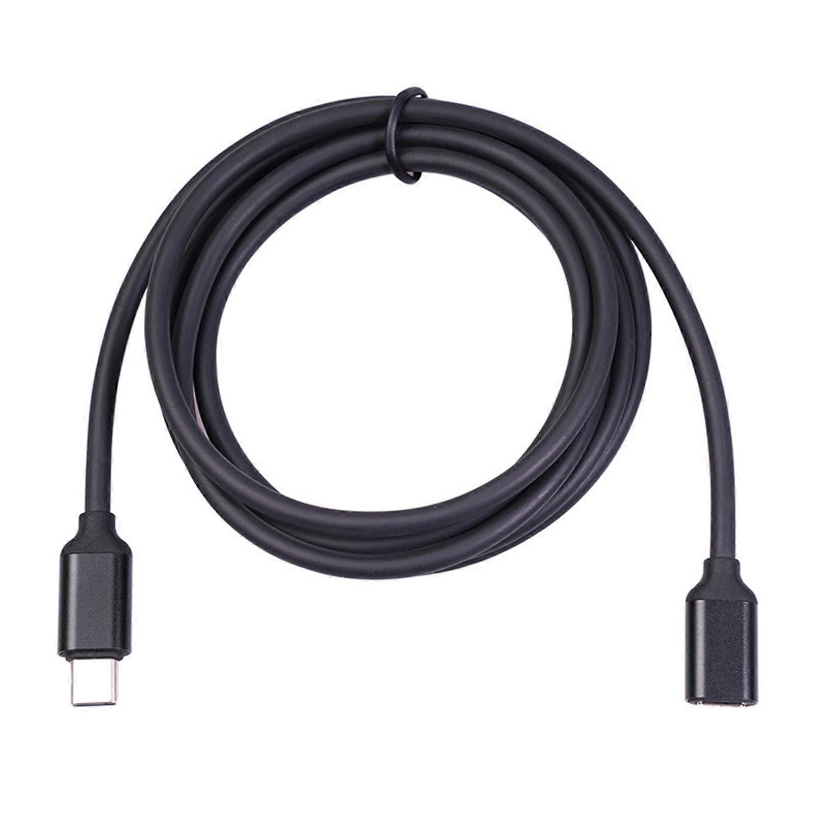 Extension Cable USB 2.0 High Speed 3A Type-C Male to Female Data Charging Extender Cord for Laptop