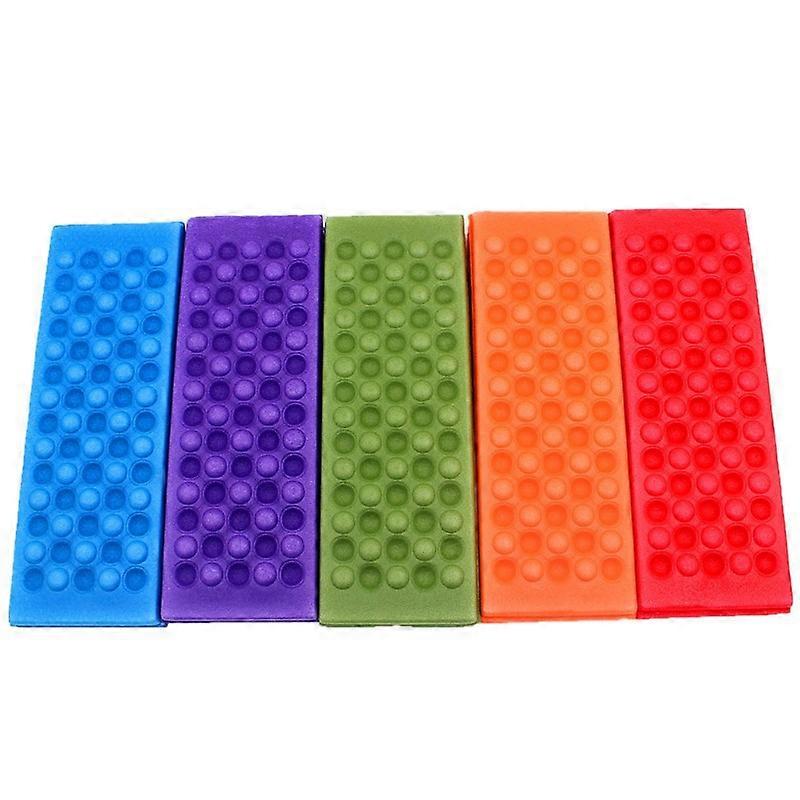 5Pcs Outdoor Supplies XPE Foam Four-fold Folding Foam Cushion Anti-splashing Water Isolation Portable Pad