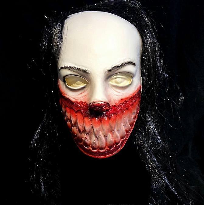Horror Devil Mask Scary Halloween Creepy Cosplay Party Decoration Props
