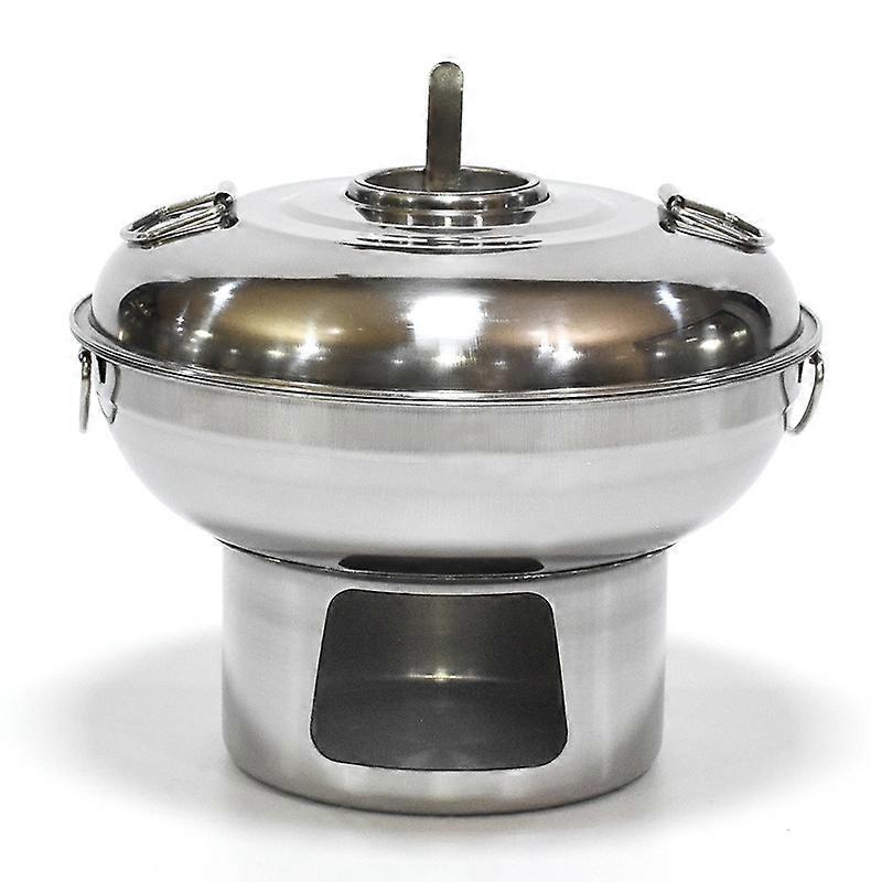 الفولاذ المقاوم للصدأ وعاء الطبخ المنزلية الساخنة وعاء في الهواء الطلق في الداخل تجهيزات المطابخ مع موقد الكحول