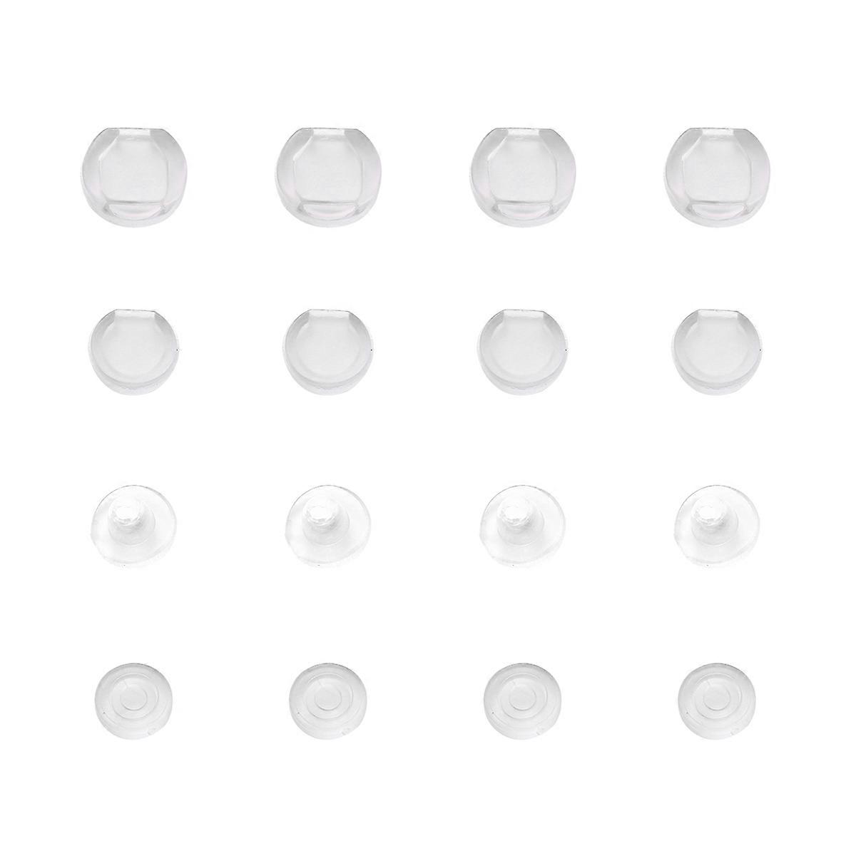 100ピースイヤークリップアクセサリーハットタイプCラウンドシェイプグリーン透明防痛パッドなし耳穴イヤークリップマット男性女性子供用