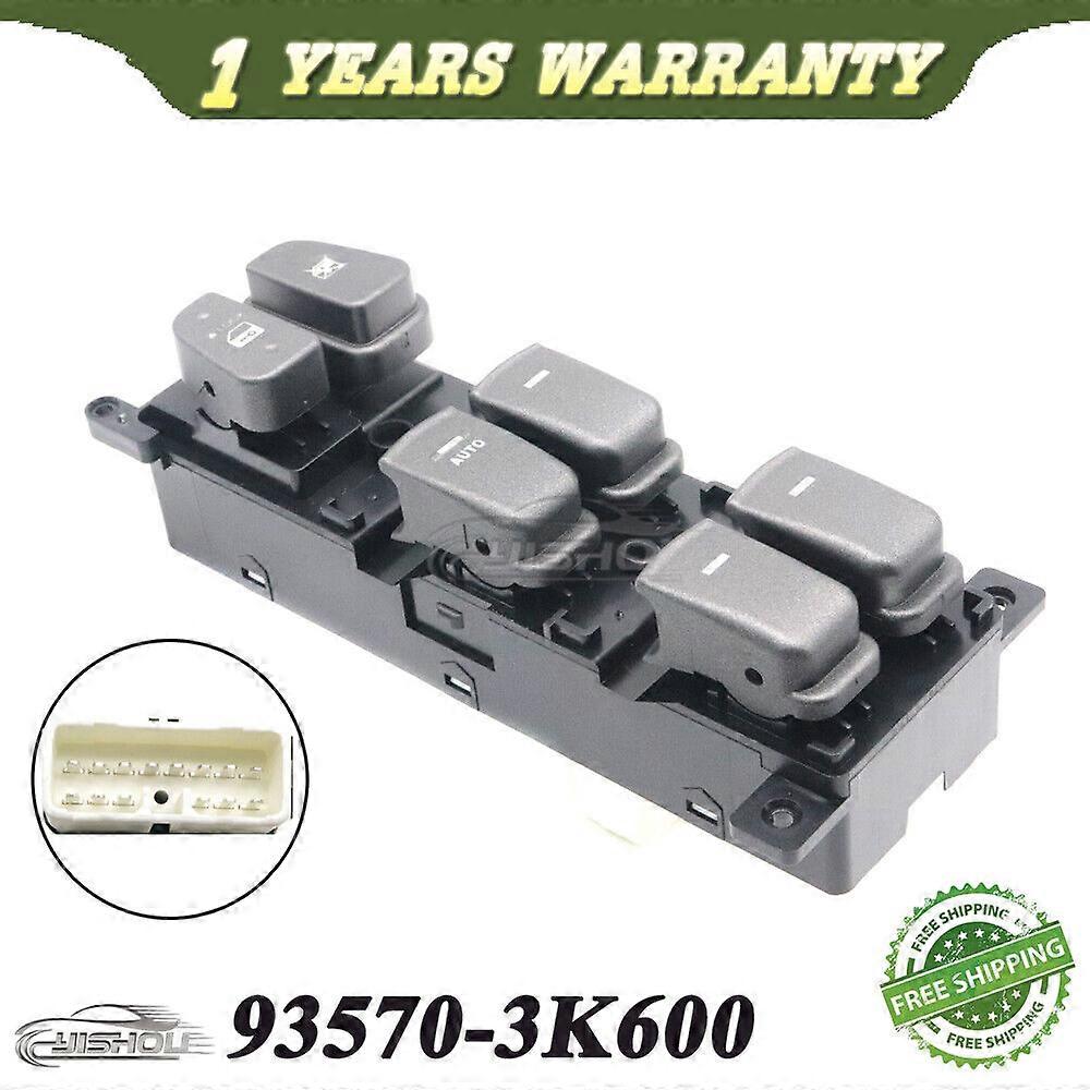 POWER WINDOW MASTER CONTROL SWITCH DRIVER SIDE FOR 2009-2010 HYUNDAI SONATA