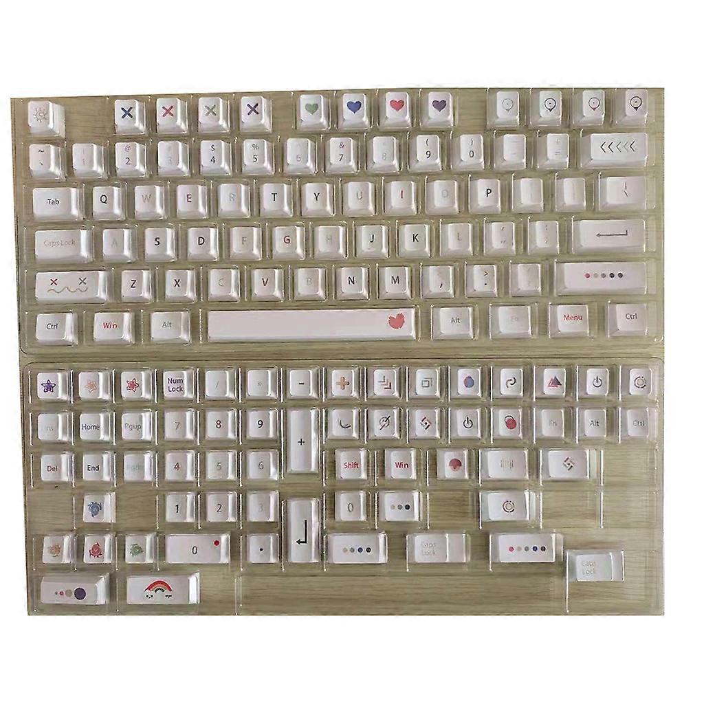 134 Keys Cherry Profile PBT Dye Subbed Full Keycap Set for Mechanical Keyboard
