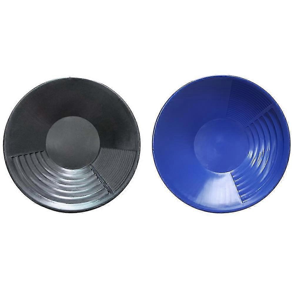 2pcs Plastic Gold Basin Nugget Mining Dredging Prospecting Compatible Sand Gold Mining Manual Wash Gold Pa-m