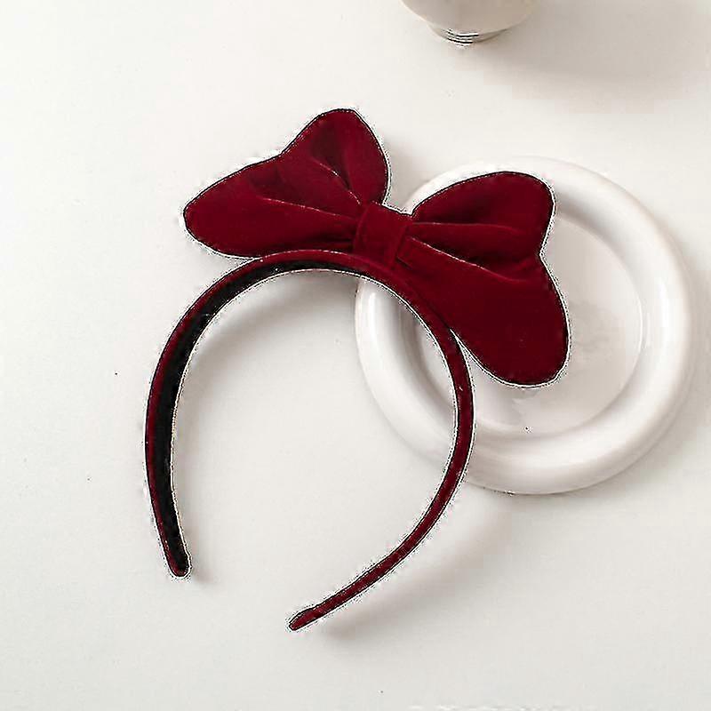 Red Bow Headband