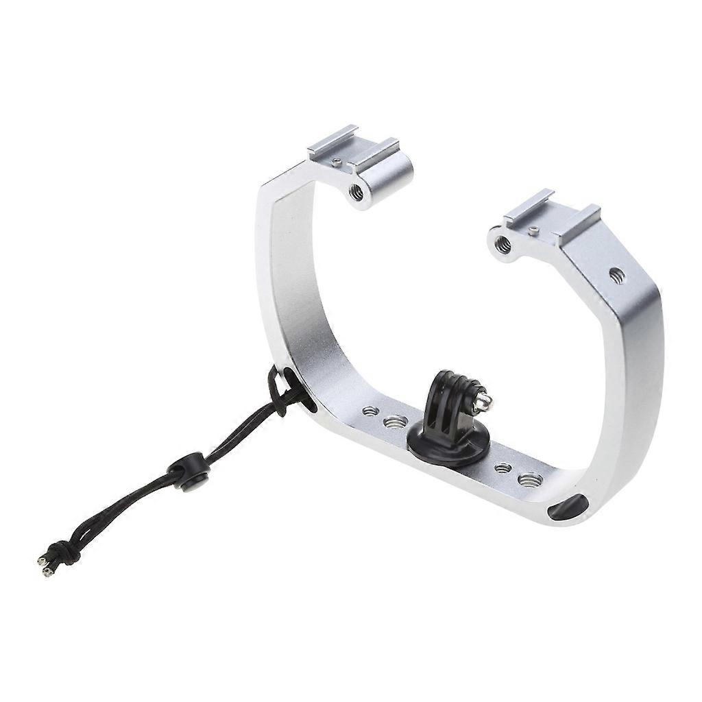 Double-Arm Tray Support Stabilizer Holder for Go Pro Action Camera