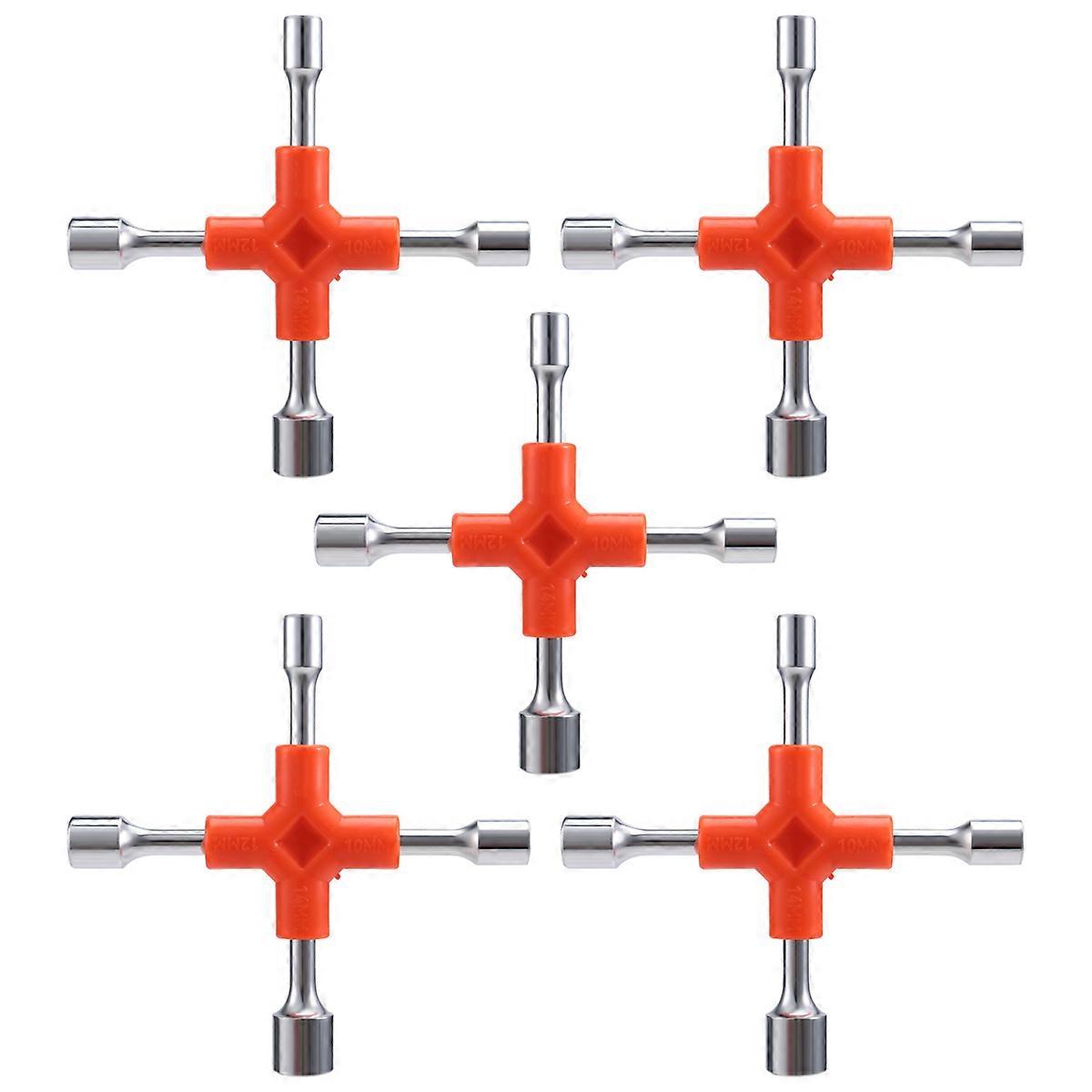 Multi-Function Spanner Multi- Outer Hexagon Tool Bike Repair Tools Portable Three Hexagonal Interna