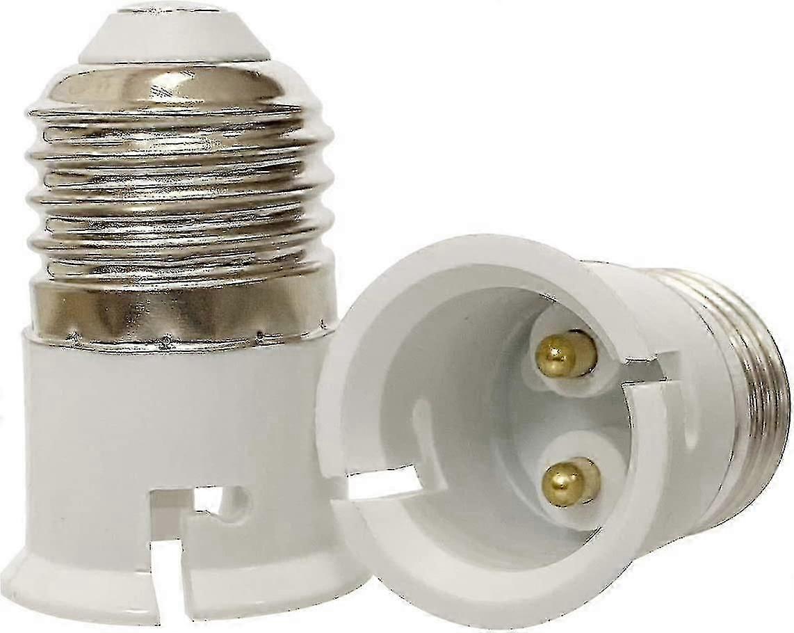 E27 To B22 Lamp Socket Adapter Socket Converter (pack Of 2) /
