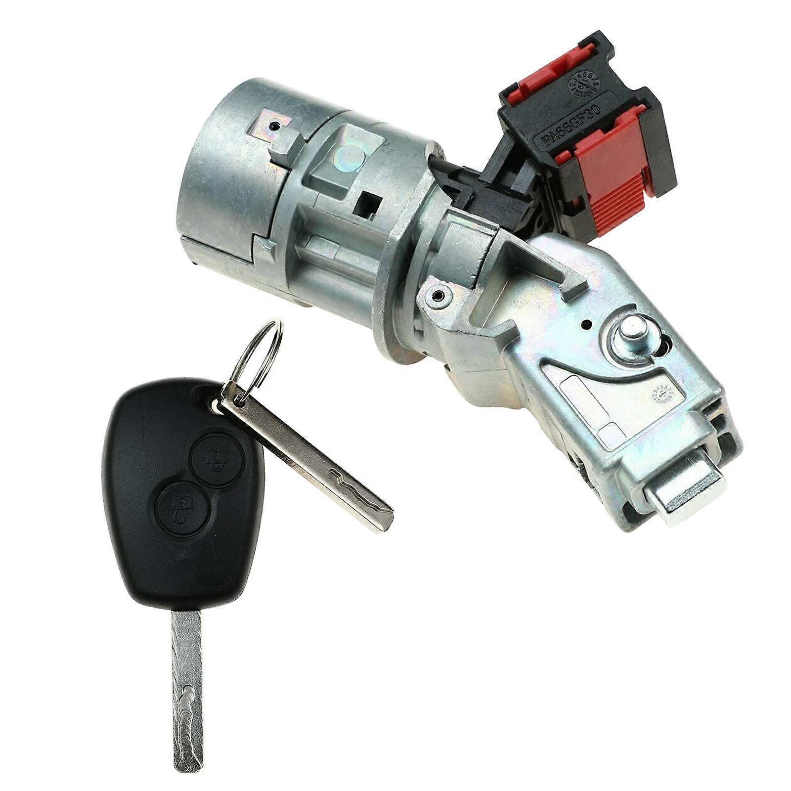 Ignition Lock Barrel & Key Compatible with Renault Kangoo Modus Clio MK3