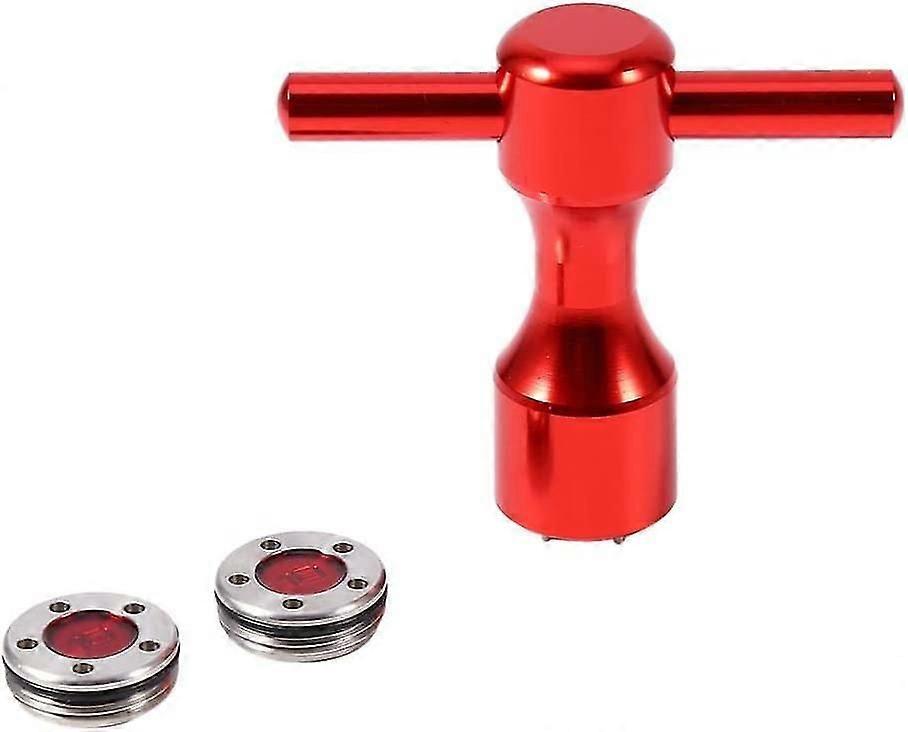Golf Wrench, Red Golf Putter Weights Golf Wrench Spanner Tool 10g (1set, Red,)