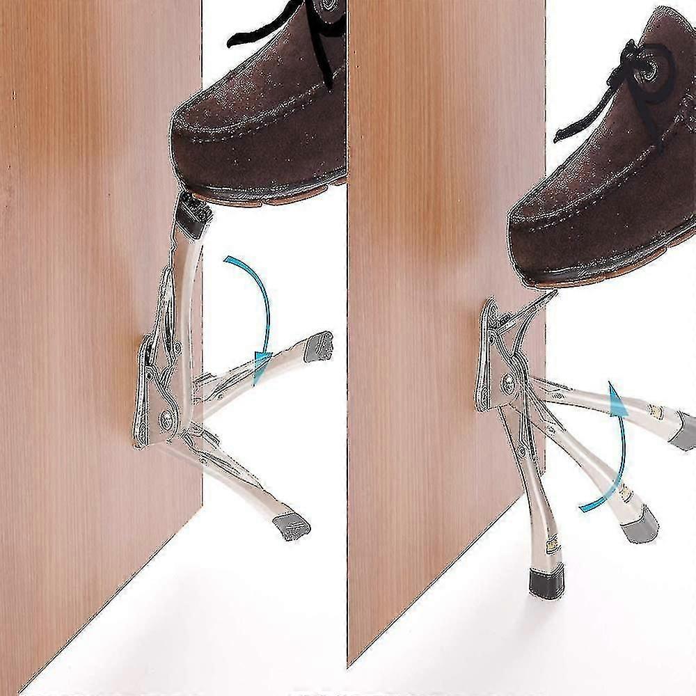 Door Stopper, 2 Packs Kickdown Door S Touch Adjable H And