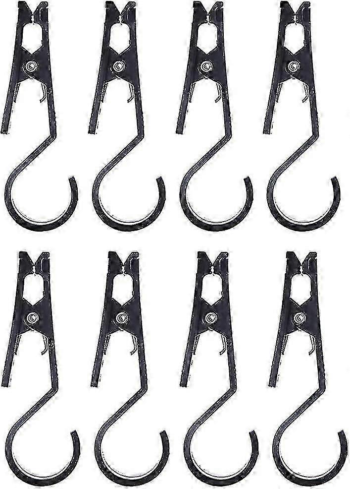 Light Hook,Outdoor Tent Canopy Cloth Clip Hook Multifunctional Outdoor Camping Equipment Accessories(8PCS) - q36/YY