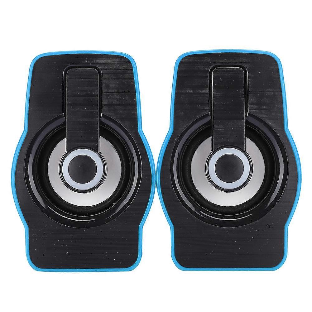 FT-185 Mini USB LED Speaker Portable Loudspeaker Music Player for Desktop Laptop