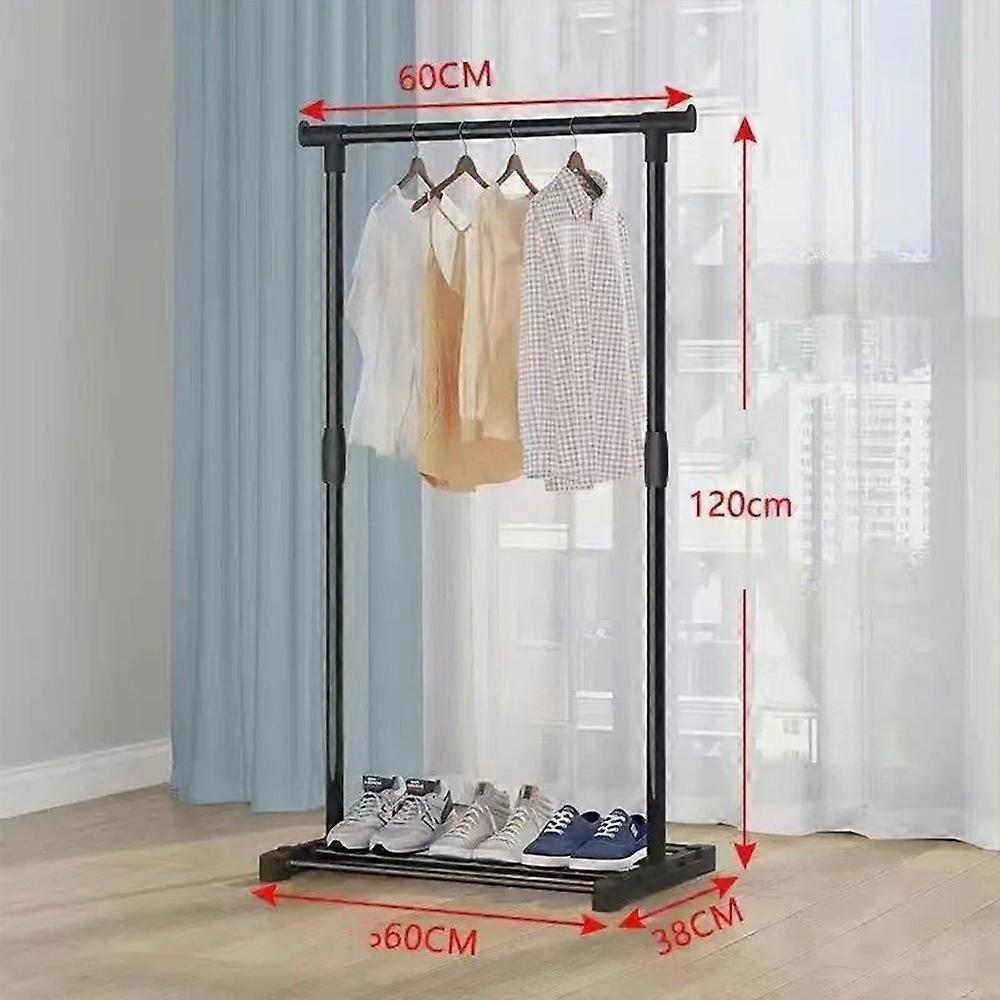 省スペースの60インチプラスチックコートと帽子ラック