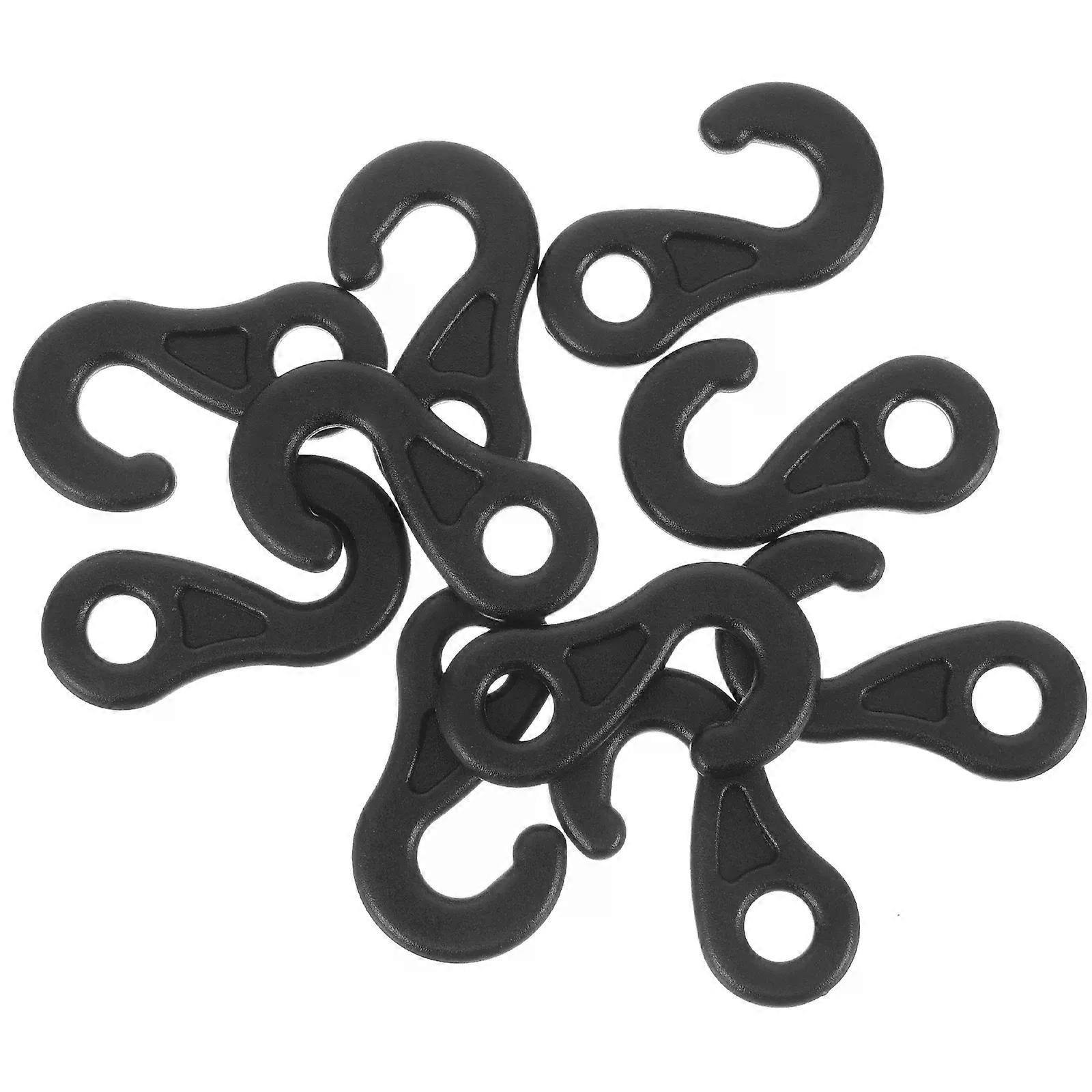 10Pcs Camping Tent Rope Hooks Professional Outdoor Hooks Portable Tent Fixed Outdoor Hooks