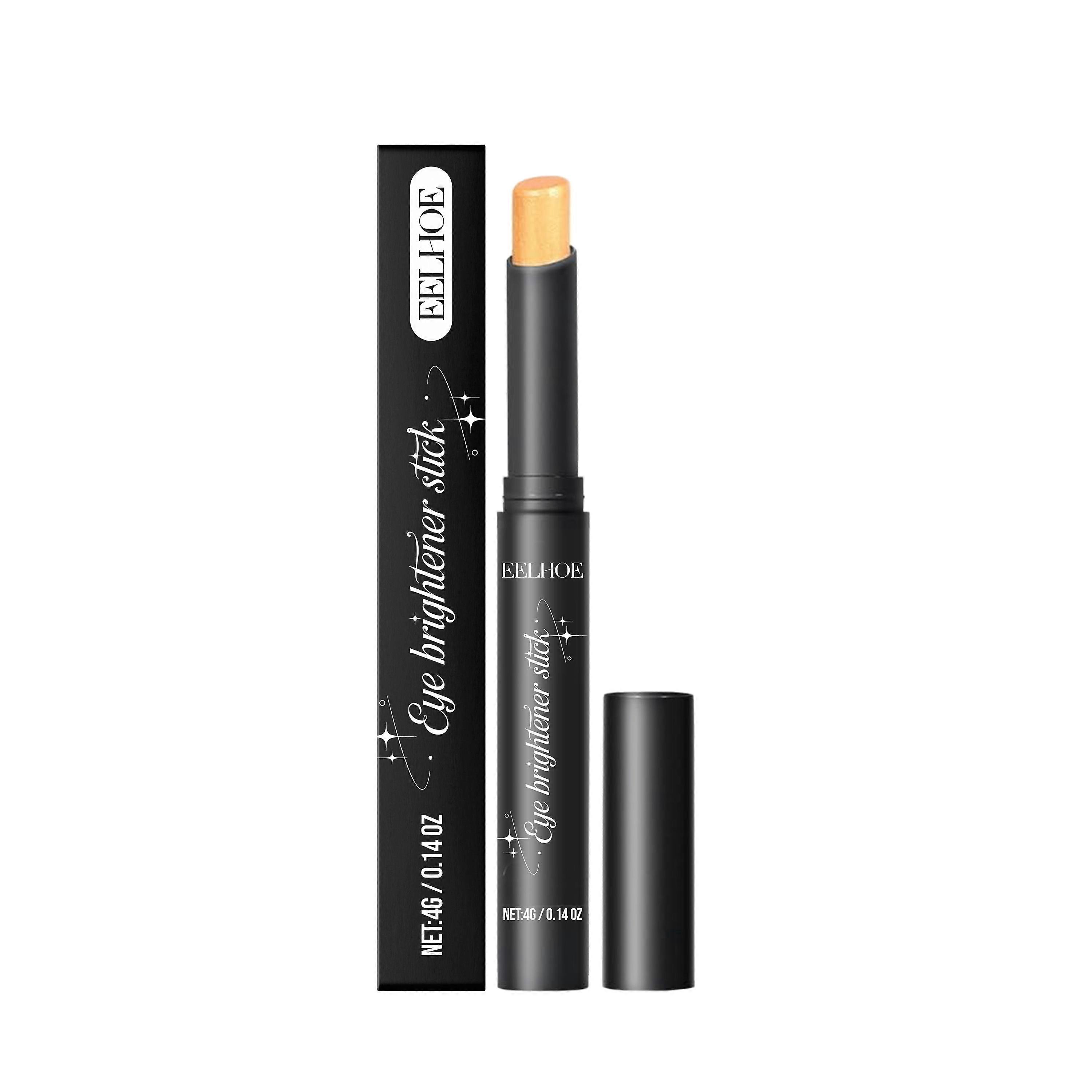 EELHOE Glitter Eyeshadow Stick Multi-Functional Eyeshadow Highlight Color Easy To Apply And Easy To Smudge Portable Touch Up