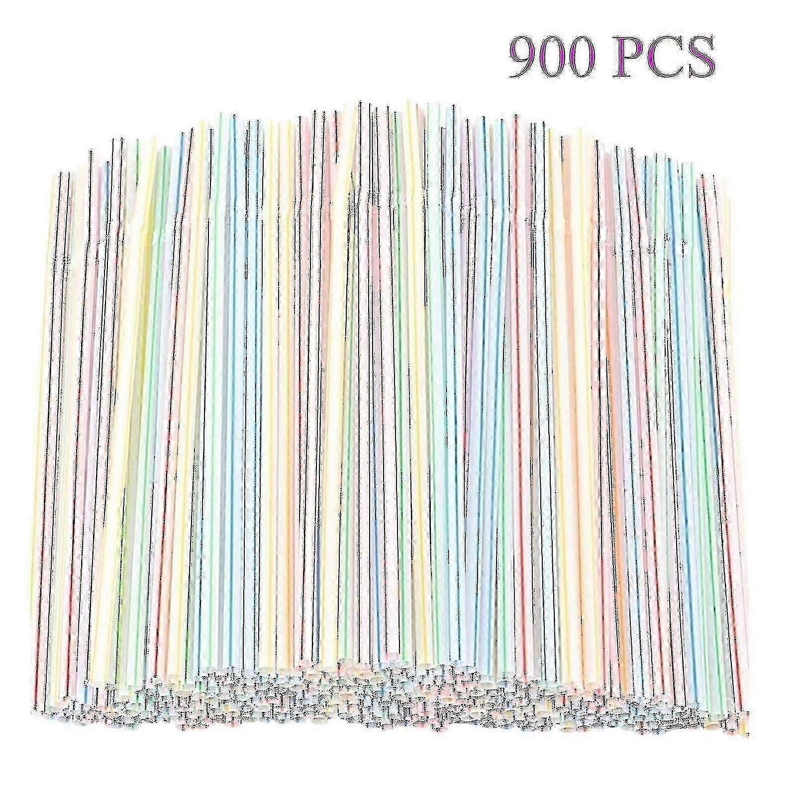 900pcs Disposable Straws for Parties and Beverage Shops