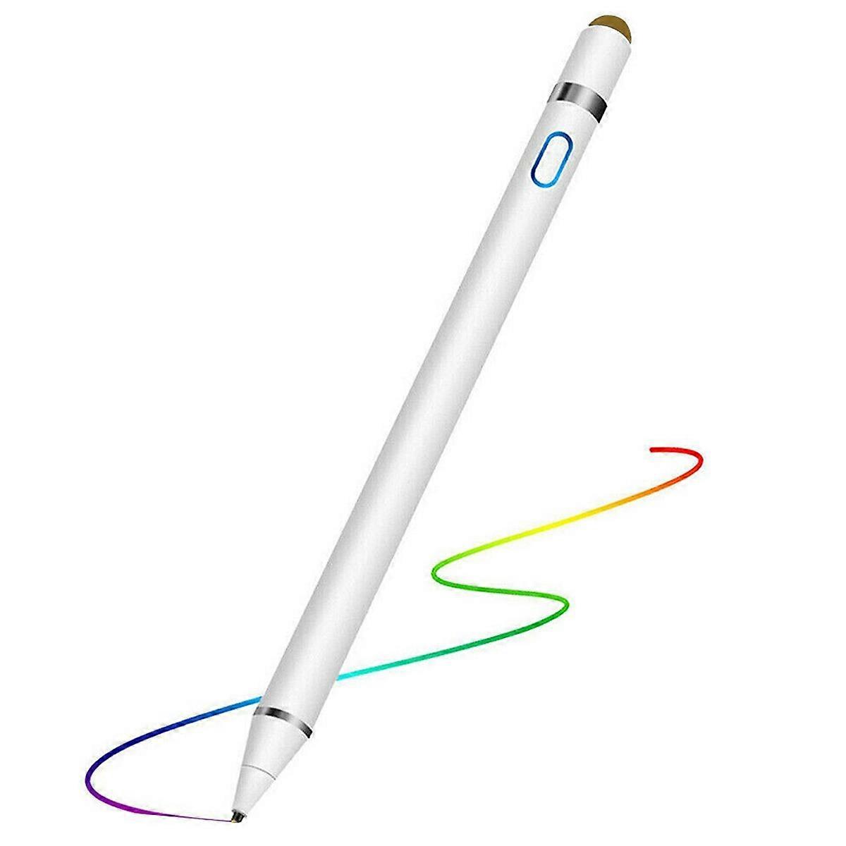 iPad Android universal active capacitive pen-YP0002 cloth pen white
